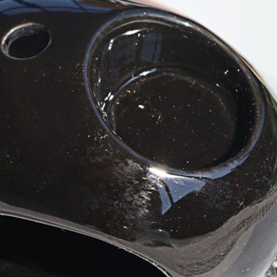 Керамическая курильница Пало Санто Белый мудрец Держатель Современный черный мини Ароматерапия Благовония Блюдо Йога Медитация Настольное украшение Фестиваль Подарок