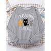 I Was Normal 3 Cats Ago Print Women's Hoody Fashion S-4XL Hoodies High Quality Hoodie Oversize Loose Casual Female Sportswear