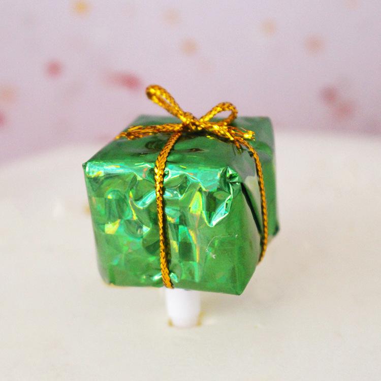 10 шт. Рождественский торт украшение карты трава круг листья пятнистый олень рождественская елка подарочный набор день рождения выпечка десерт прилавок флаг