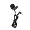 Laptop Collar Wired Clip-On Lapel Microphone 3.5mm Jack Recording Teaching Lavalier Condenser Mic