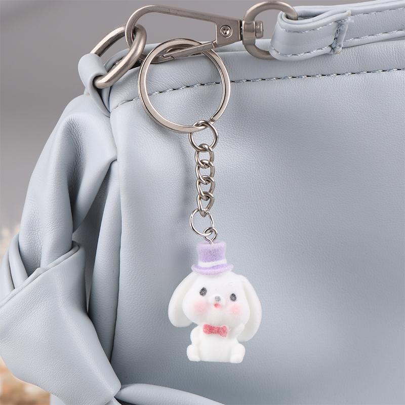 Милый брелок в виде медведя, мультяшного кролика, щенка, телефона, цепочка для наушников, чехол, кулон, шнурок, рюкзак, сумка, декор, автомобильный брелок