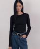 38COMEONCOMMON Symbol Slim Long Sleeve T-Shirts (Black)
