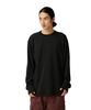 Dry Thermal Cut and Sew Long Sleeve and Size Black L/S T-Shirt SW-25AU011, T-Shirt, Men's Women's, L,