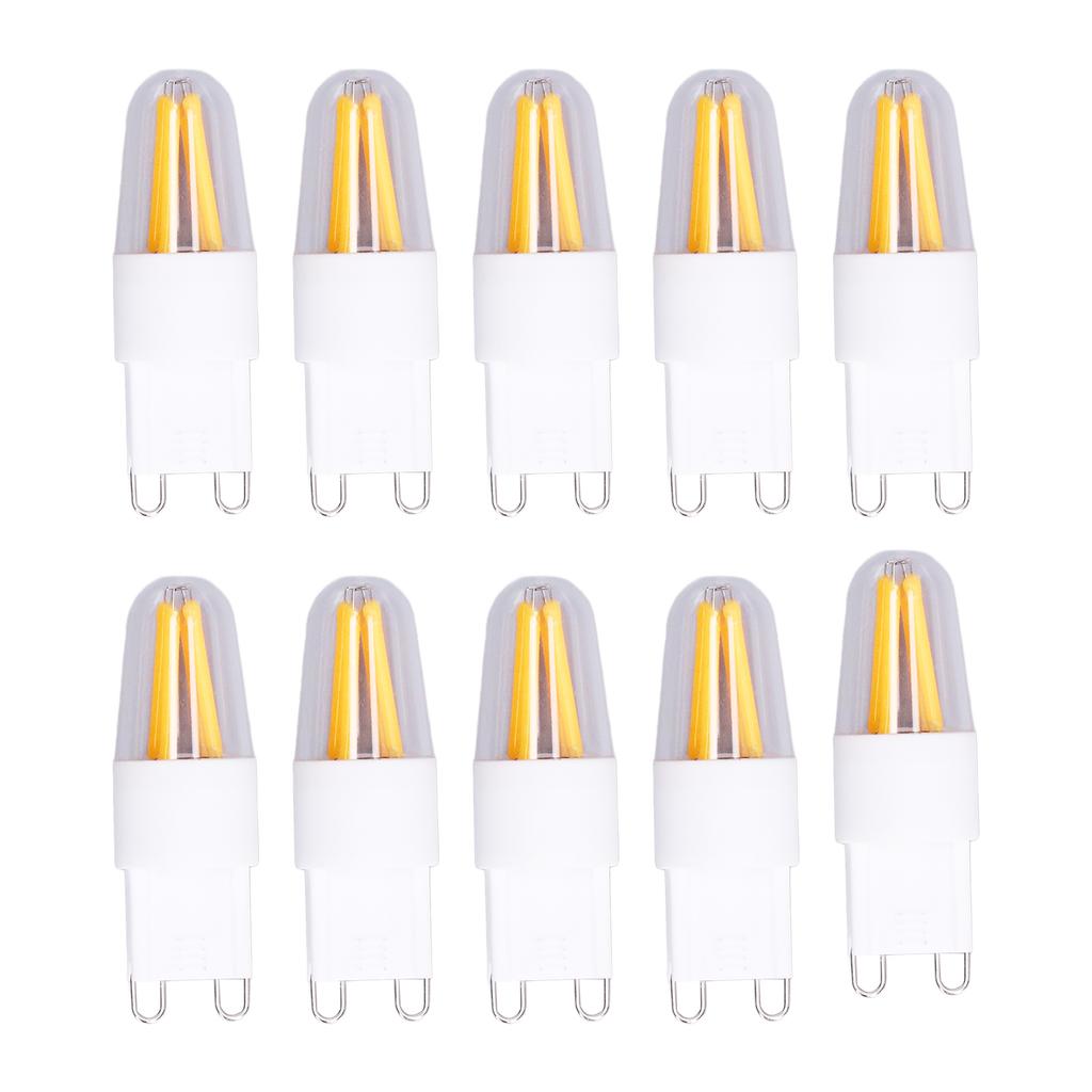 10Pcs G9 LED Bulb 200LM Warm White Lamp Bulb for Chandelier Ceiling Light Wall Sconces 220V