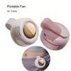 2025 Whirlwind Leafless Fan With Portable Button Design USB Charging Silent Portable Mini Fan For Home And Outdoor Travel