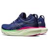 Asics Женские кроссовки Gel Nimbus 25 Indigo Blue Fuchsia Pure Silver 1012B356-400