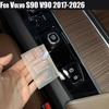 Клей-наклейка на кнопку переключения передач автомобиля Для Volvo XC60 XC90 S90 V90 S60 V60 Декор салона Центральная консоль Кнопка переключения передач Клей-капля Наклейка