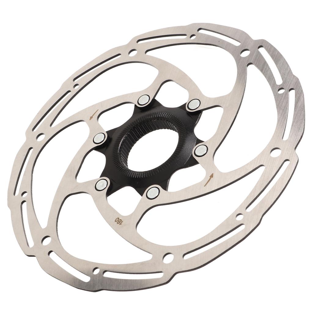 Bicycle Center Lock Disc Brake Rotor Steel With Center Lock Cover for Road Mountain Bike 180mm