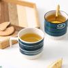 300 мл японская керамическая кружка для кофе и пива с ручкой, чашки для завтрака и овсянки, домашняя фарфоровая посуда, офисная чашка для чая и воды в подарок