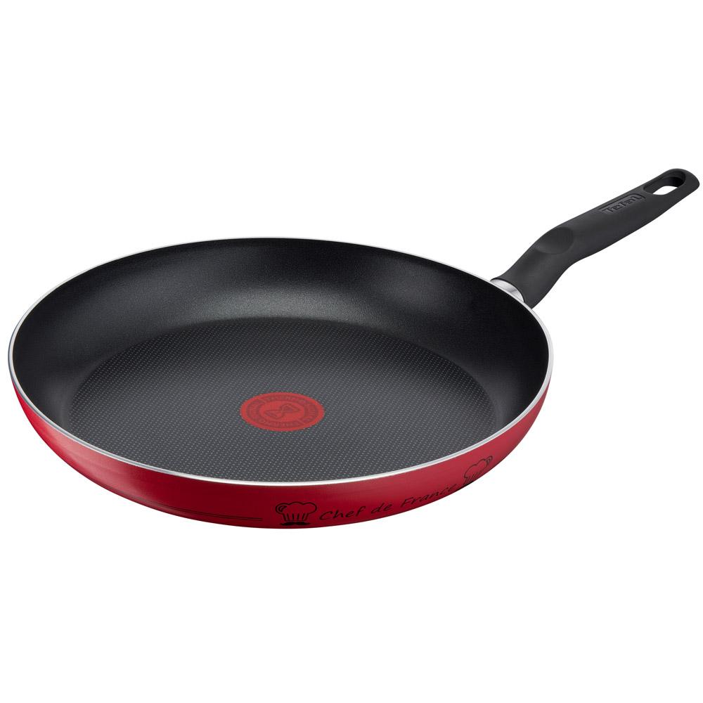 Tefal VALIDE COOK Titanium Nonstick Frying Pan (20~30cm) Dishwasher Oven Safe No PFOA Red