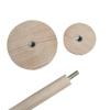 New Baking Supplies Double Side Wooden Cake Tools Egg Tart Tamper Pastry Pusher