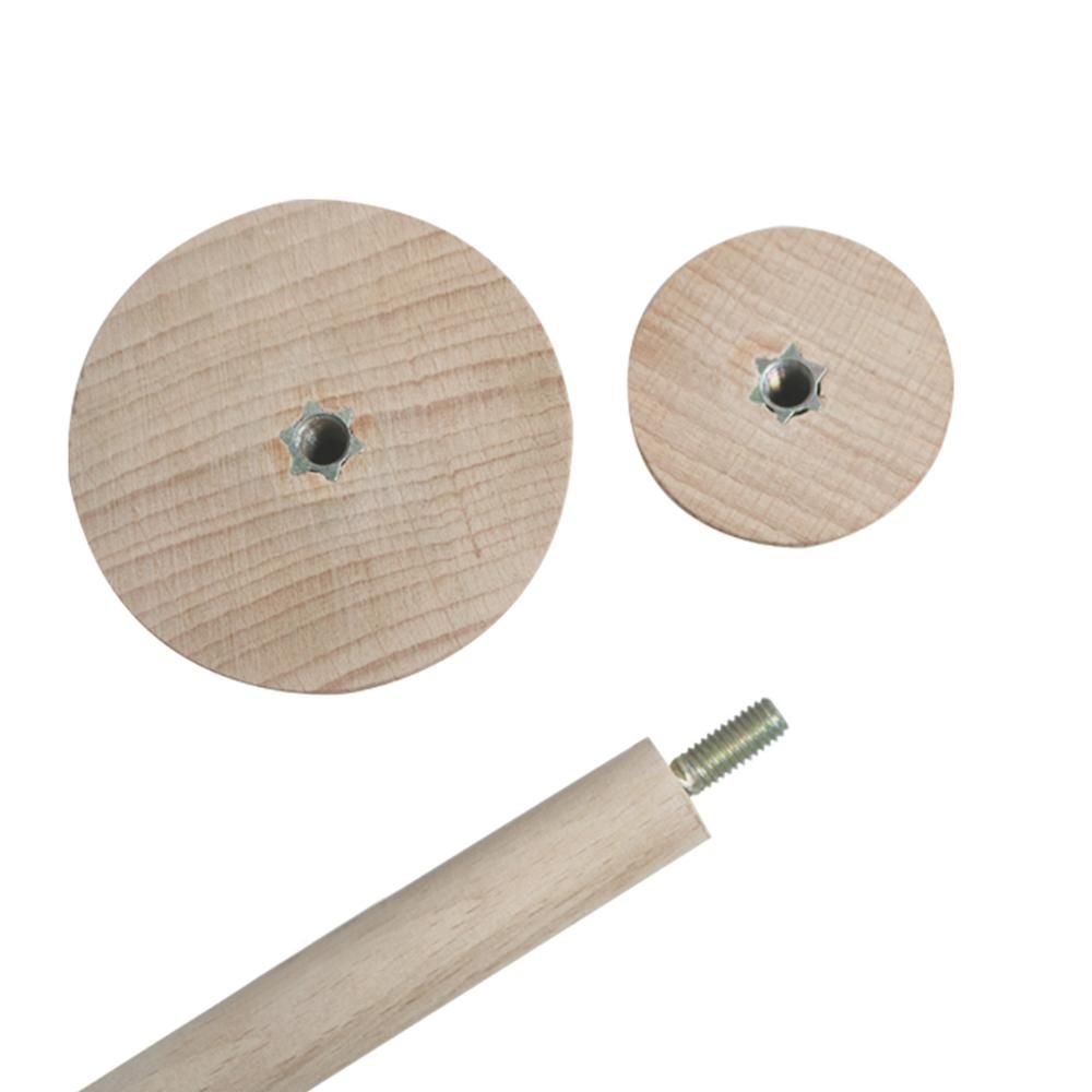 New Baking Supplies Double Side Wooden Cake Tools Egg Tart Tamper Pastry Pusher