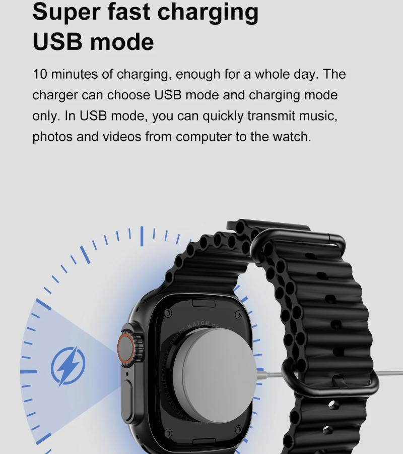 Смарт-часы DT Ultra 3 Экран Amoled 4 ГБ MP3 MP4 плеер Bluetooth Обмен сетью Магазин приложений ChatGPT Умные часы с искусственным интеллектом Мужские спортивные часы