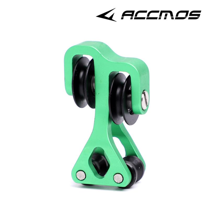 Ролик из алюминиевого сплава, направляющая для кабеля, 10 мм, 3/8 дюйма, разделитель тетивы, сменный ролик, разделитель тетивы, шкив для стрел