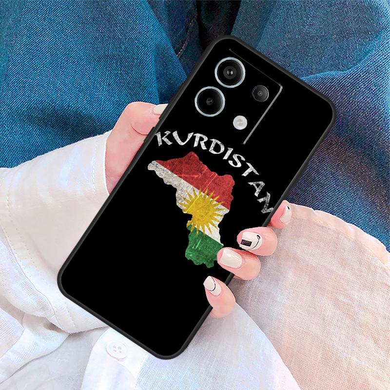 Kurdistan Flag Cover For Xiaomi Redmi Note 14 Pro 13 12 11 9 10 9S 10S 11S 12S Redmi 10C 12C 13C 14C Case