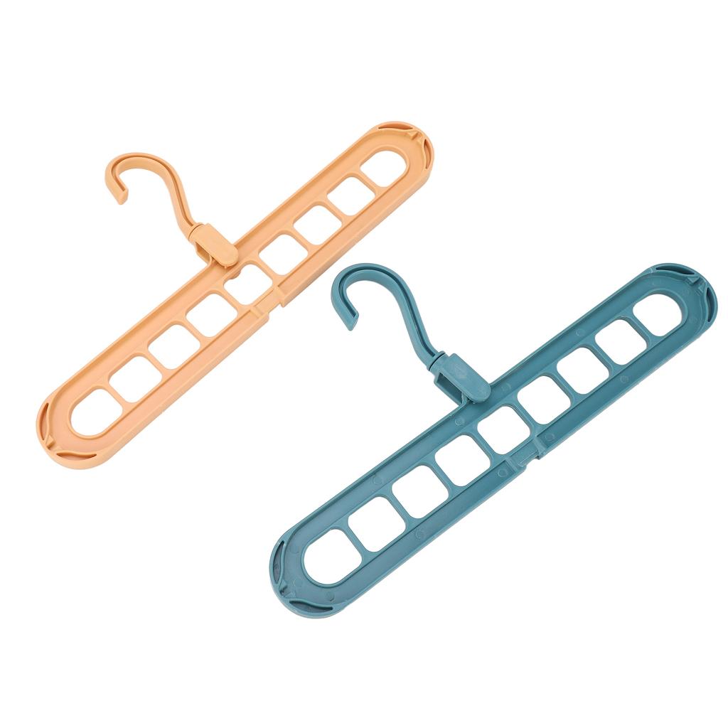 Вешалка для одежды с 9 отверстиями, многофункциональный вращающийся органайзер для хранения вещей, экономящий место в гардеробе