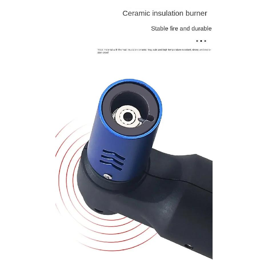 HONEST Gas Lighter Jet Butane Cigar Lighter Windproof Kitchen Tube Barbecue Metal Jewelry Welding Lighter Outdoor Gadgets ForMen