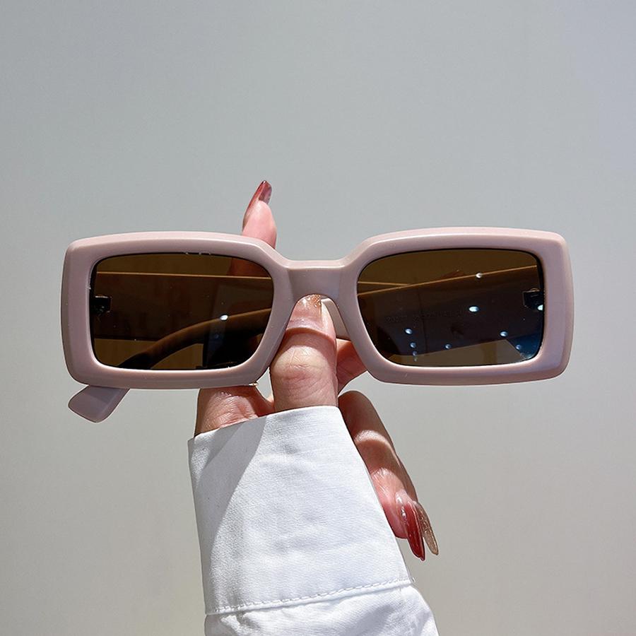 New Fashion Women Sunglasses Retro Square Eyewear Anti Uv Sunshade Sun Glasses Men\'s Classic Luxury Brand Design Uv400