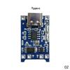 3.7V Lithium Battery Charger Protection Board 5V 1A 2A Li-ion Lipo Battery Charging Protect Two-in-one Module Type-C