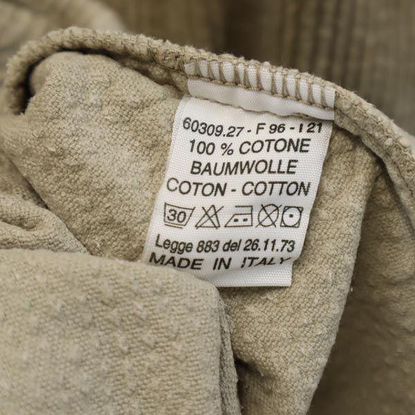 Levi's Сделано в Италии Вельветовая рубашка с длинным рукавом L Хаки Мужская Б/у