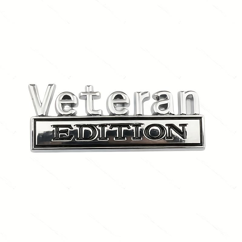 Suitable for Car Fenders and Rear English Letter Veteran Decorative Car Emblem 3D High-quality Metal Material Car Rear