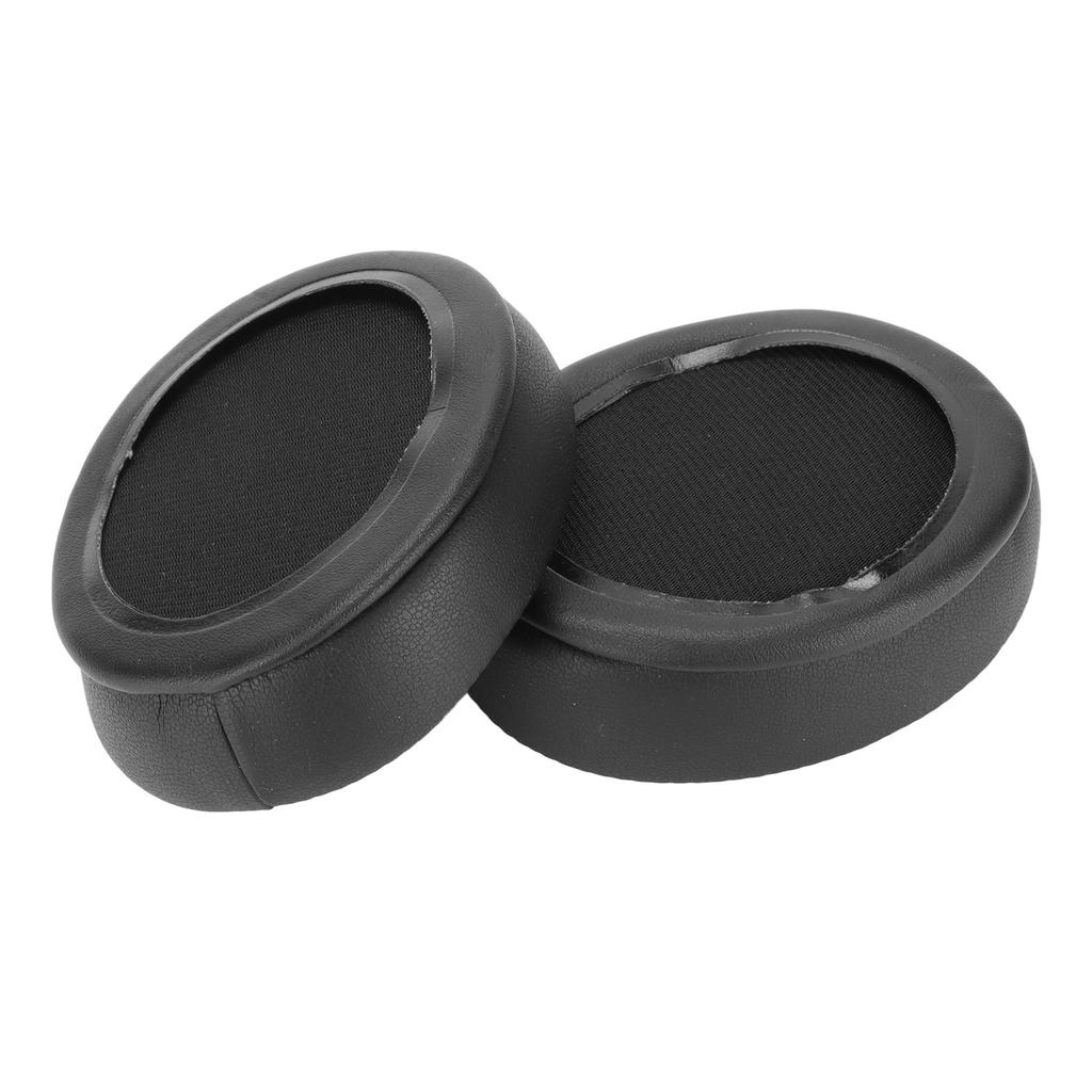 Headphones Earpads Enhance Bass Soft Comfortable Leather Replacement Ear Cushions for Sennheiser Momentum Black