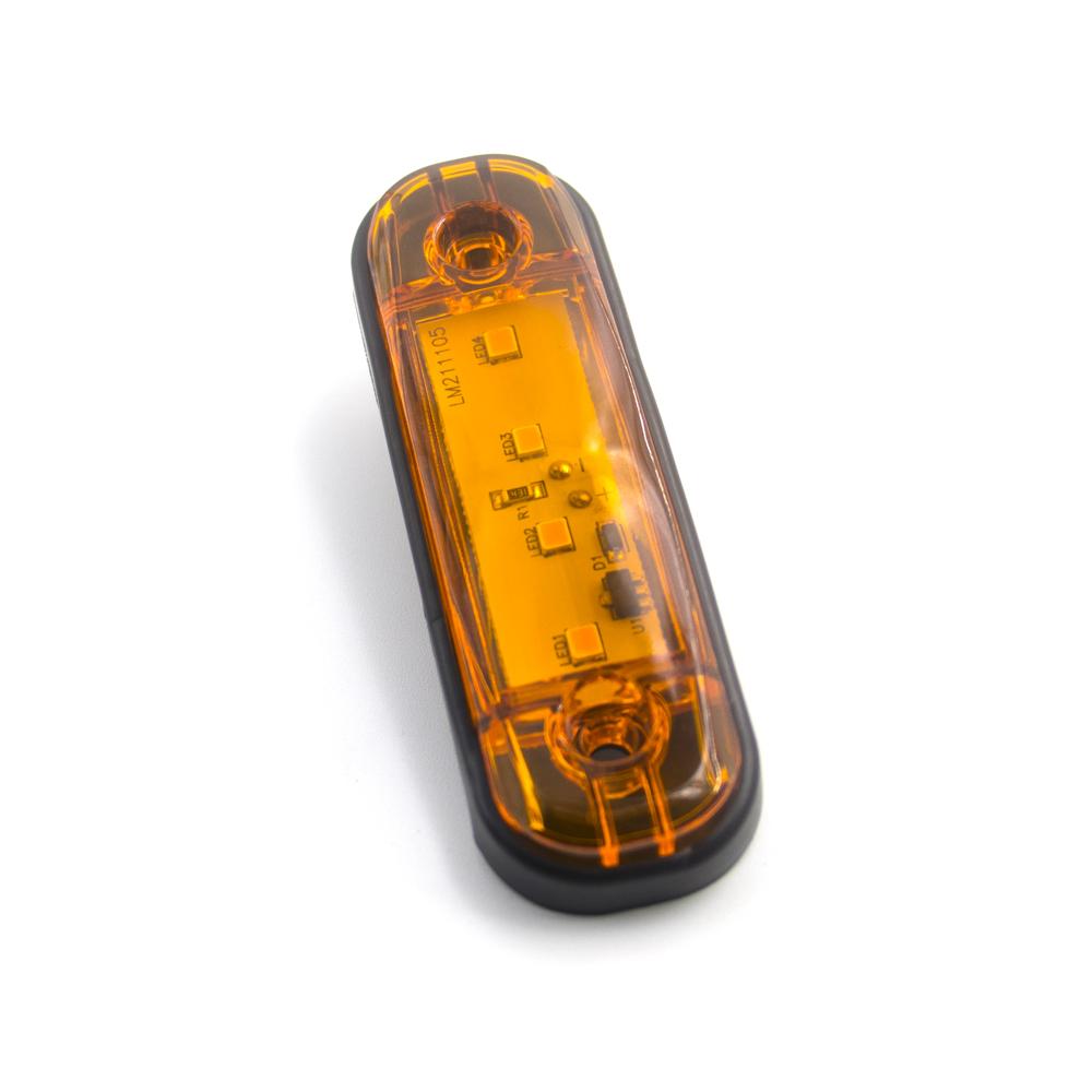 4x/6x/8x/10x LED 12V 24V Car External Side Marker Clearance Tail Light Signal Warning Brake Indicator Trailer Truck Lorry Bus