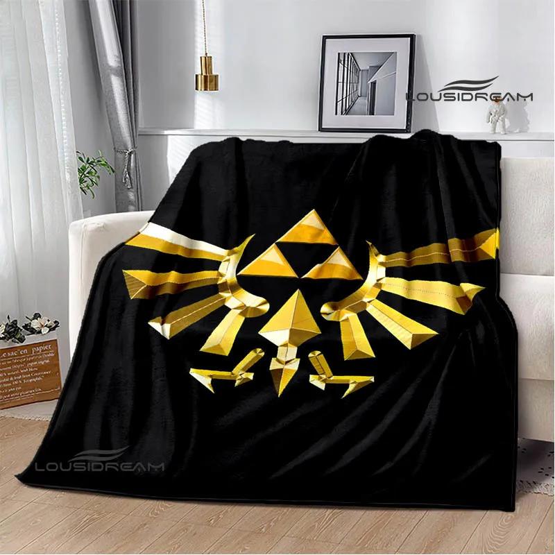 3D Z-Zeldas Cartoon blanket Warm Flannel blankets Soft and comfortable blanket Home Travel Blankets bed linings Birthday Gift