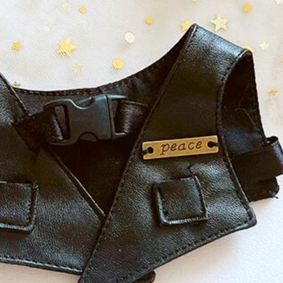 Одежда для куклы-айдола, жилет из искусственной кожи, пальто, мини-наряд, наряды, игрушки, крутая шляпа, футболка, брюки, жилет, куртка, одежда для 20-сантиметровой мягкой куклы, игрушка для девочки, подарок