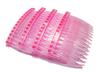 10 Clear Plastic Hair Clips Side Combs Pin Barrettes 70X40mm for Ladies
