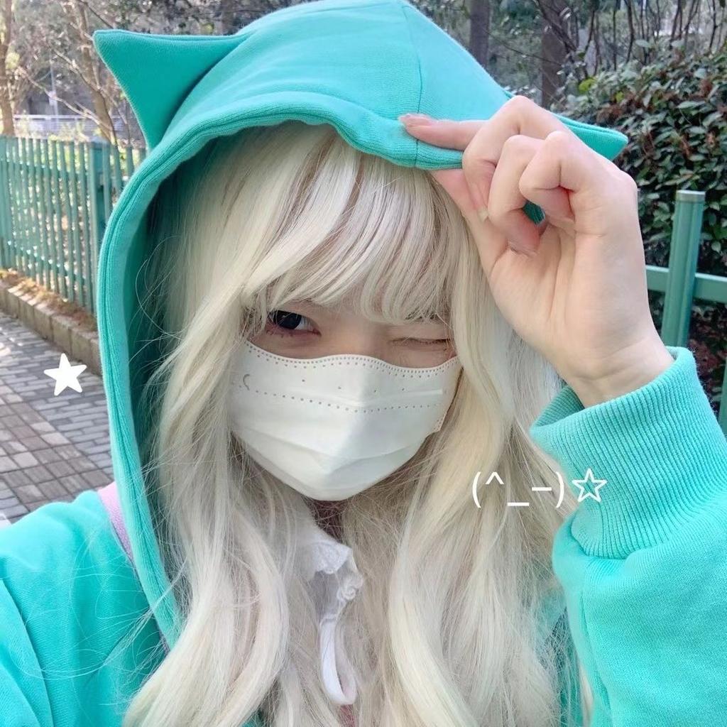 Harajuku Kawaii Y2k Стильные толстовки для женщин японский стиль Sweet Cat Ear на молнии большие толстовки с капюшоном куртка