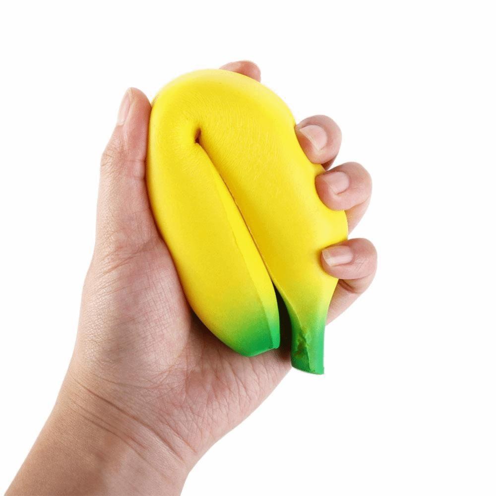 Simulation Banana Slow-rebound Banana Toy Soft Banana Squeeze Toy Soft Squishy Banana Funny Toy