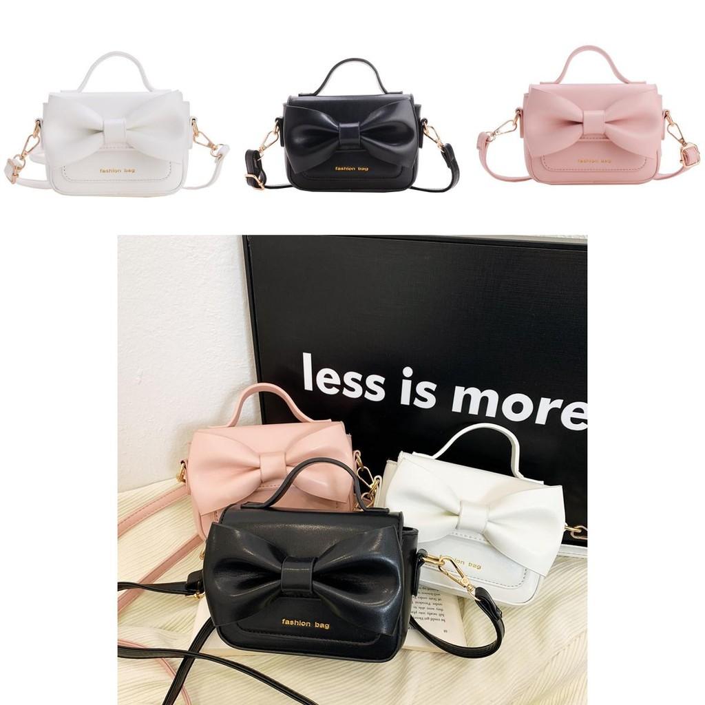 Милая мини-сумочка из ПУ для девочек и мальчиков с восхитительным дизайном в виде банта для использования в школе