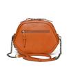 Johnature Vintage Embossed Genuine Leather Shell Bag Women Versatile Natural Real Cowhide Shoulder & Crossbody Bags
