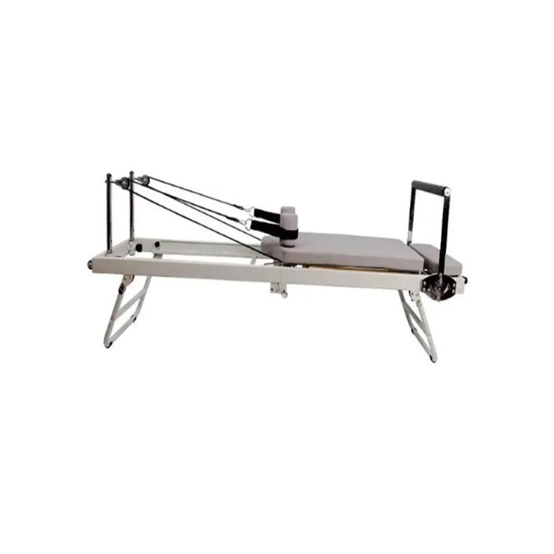 Folding Pilates Reformer with Metal Frame - Sturdy Core Training Machine for Yoga & Pilates, Home-Use Exercise Equipment