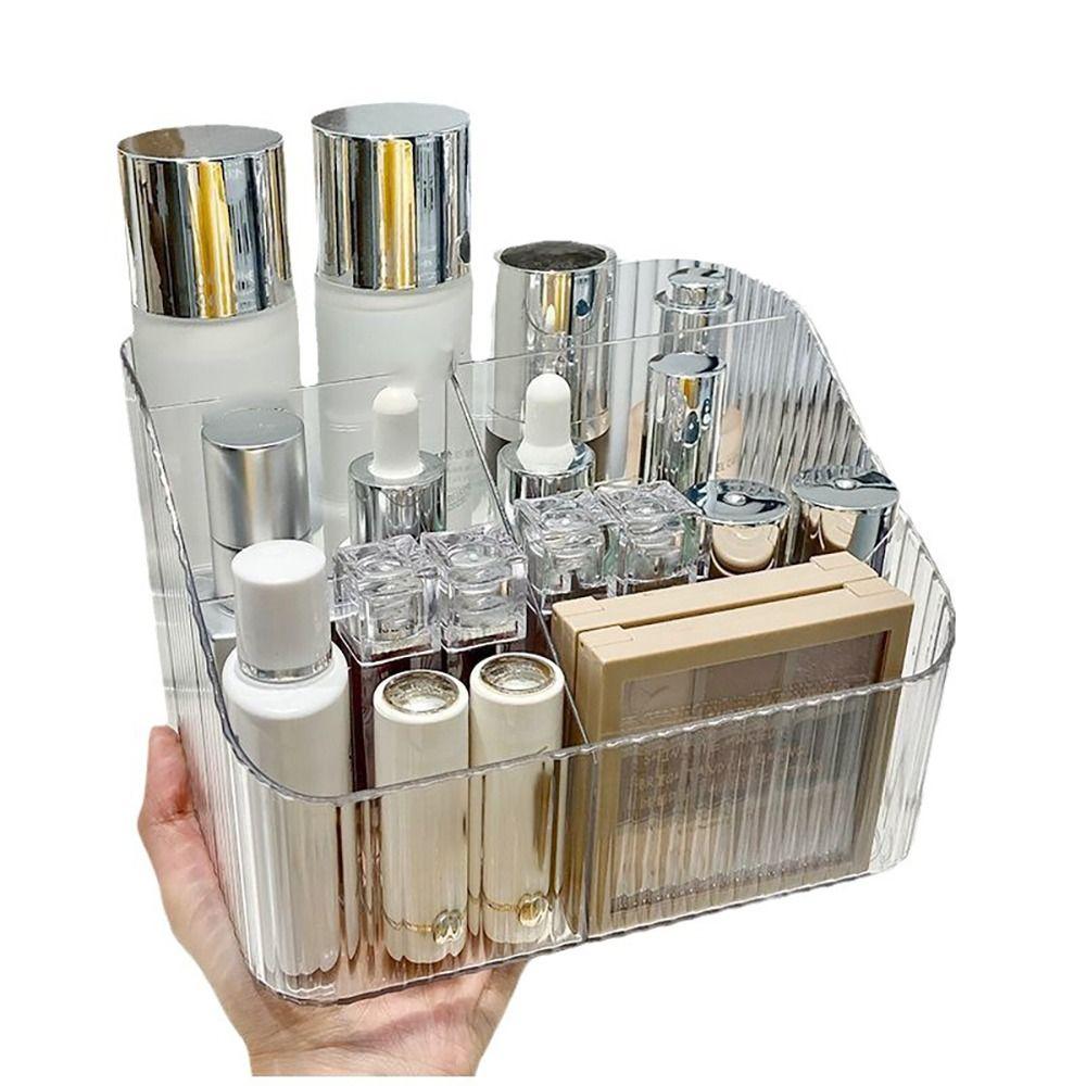 Lightweight Makeup Organizer Plastic Cosmetics Storage Rack New Versatile Storage Box