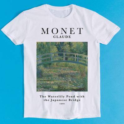 Claude Monet Waterlily Pond Art Exhibition Art Meme Gift Funny Tee Style Gamer Cult Movie Music T Shirt K2655