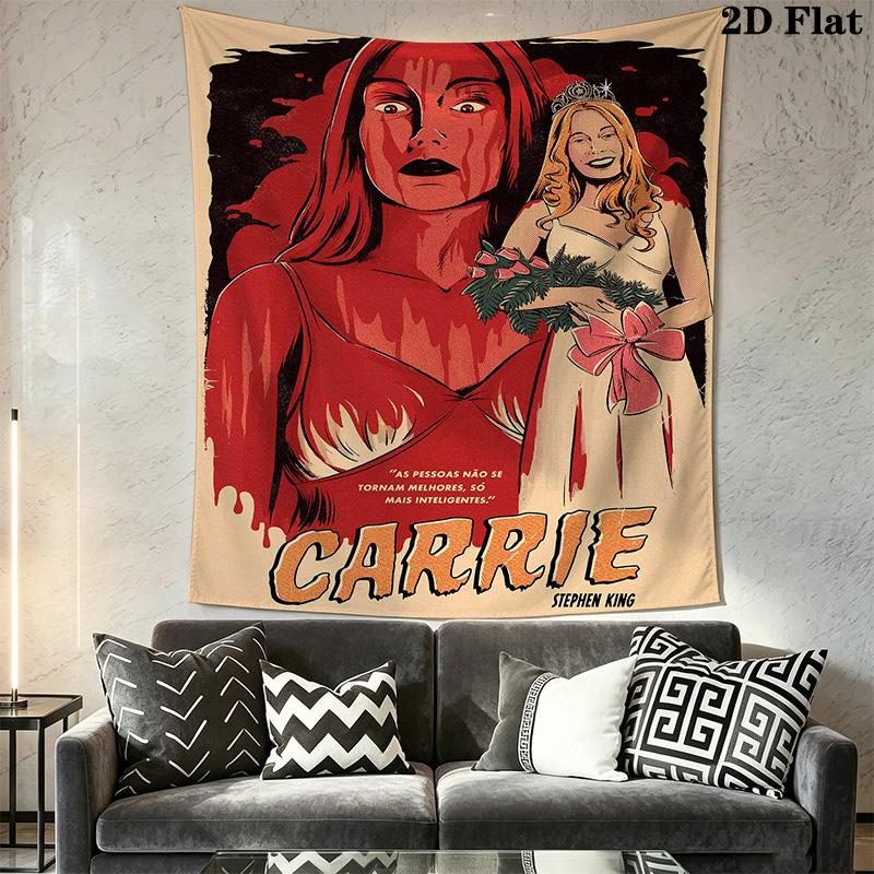 Horror Style Pattern Home Decor Tapestry, Wall Hanging, Decorative RV Wall Cloth.SGT0917370