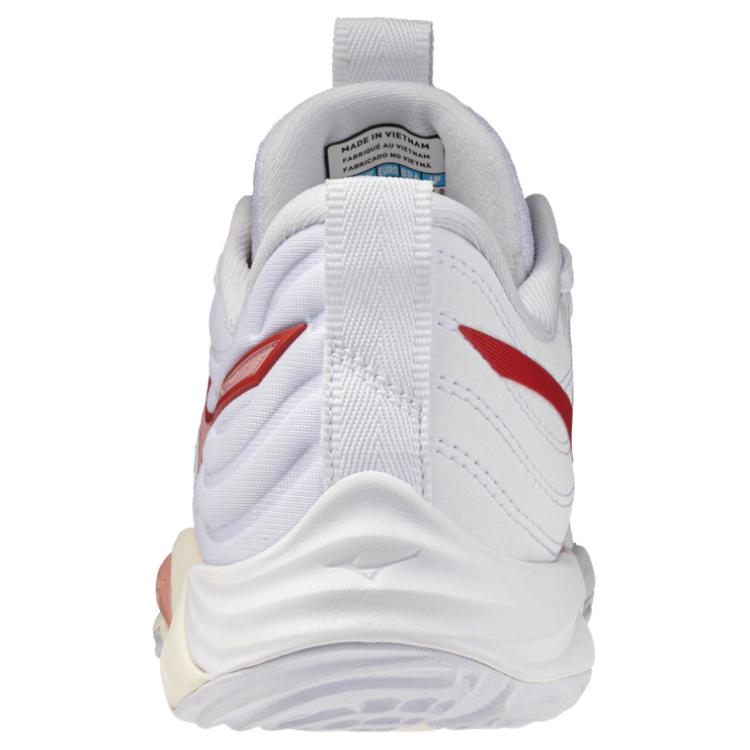 Mizuno WAVE MOMENTUM ELITE Поддерживающие Волейбольные Кроссовки Женские Бело-Красные V1GC251273