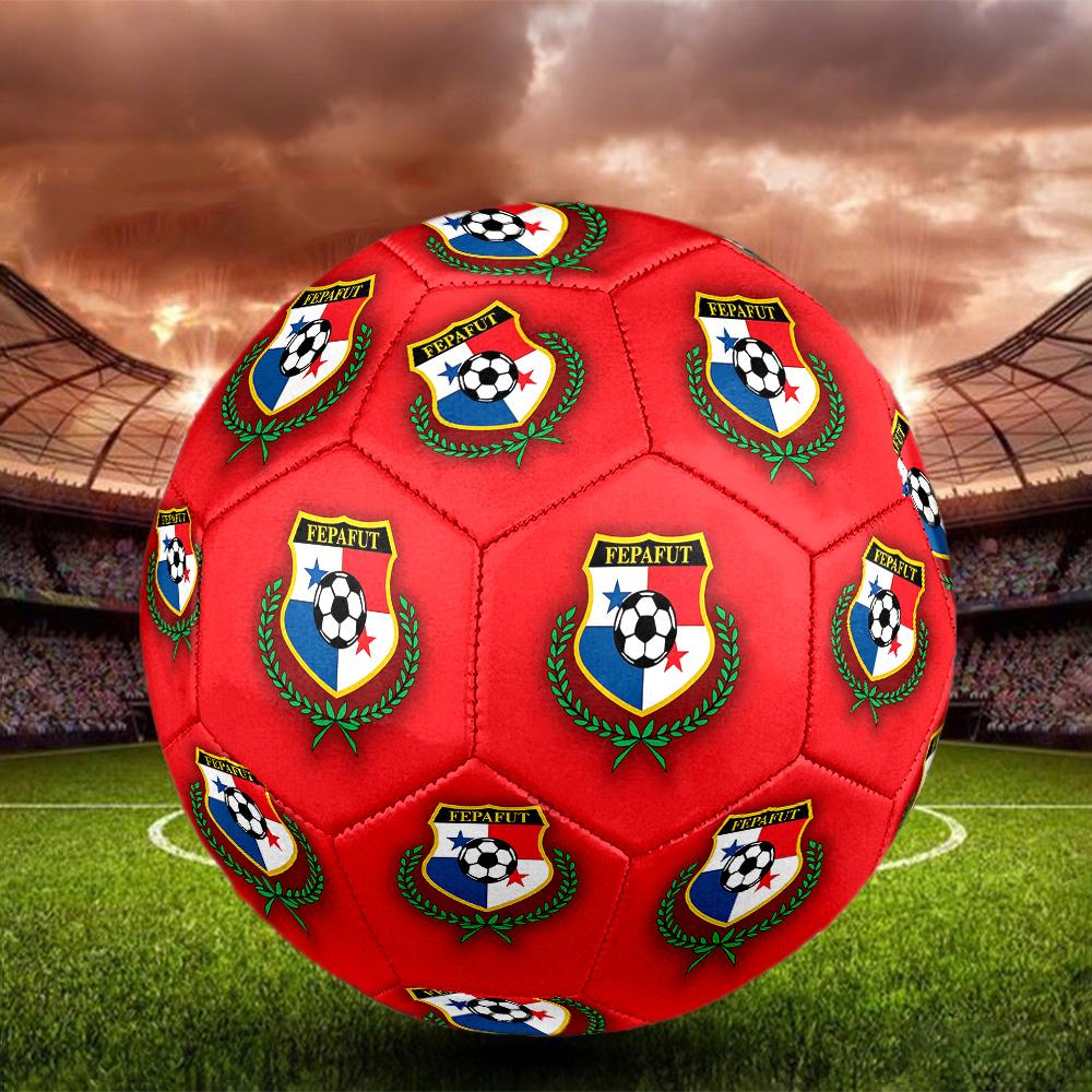 1 шт. Футбольная эмблема Панамы Футбольные мячи Стандартный размер 5 Машинная-Спортивная лига Матч на открытом воздухе Футбольный тренировочный мяч Futbol VoetbalY070853