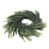 Xmas Wreath Outdoor Front Door Decoration Lifelike Simulated Pine Needle Wreath 40cm
