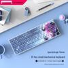 Makima Беспроводная Bluetooth Механическая Клавиатура с Тремя Режимами, 61 Клавиша, Черная с Синими Переключателями, Идеально для Игр и Офиса