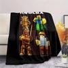 Roblox Printed Flannel Blanket, soft throw for bedroom sofa, washable, Christmas present, great gift.