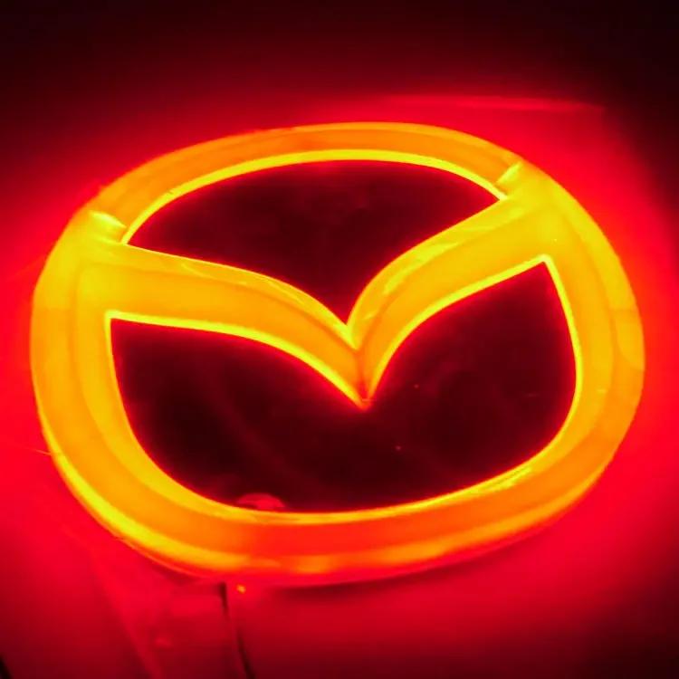 Car Front Emblem Lamp Rear Cover LED Light Badge Exterior for Mazda 2 3 6 ATENZA AXELA CX3 CX-5 CX8 Cx50 CX60 Demio M3 M6 k1