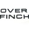 3D Black Chrome Letter Emblem Badge Hood/Trunk Car Styling Accessories Sticker
