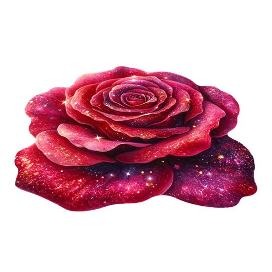 3D Flower Floor Mat Absorbent Large Flower Area Rug Non-Slip Bathroom
