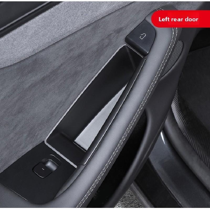 Car Door Handle Filler Storage Box Inner Handle Organizer Tidying Tray For Tesla Refreshed Model Y Juniper 2025 2026 Accessories
