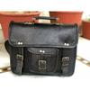 Men's Leather Original Vintage Messenger S Laptop Briefcase Black Briefcase