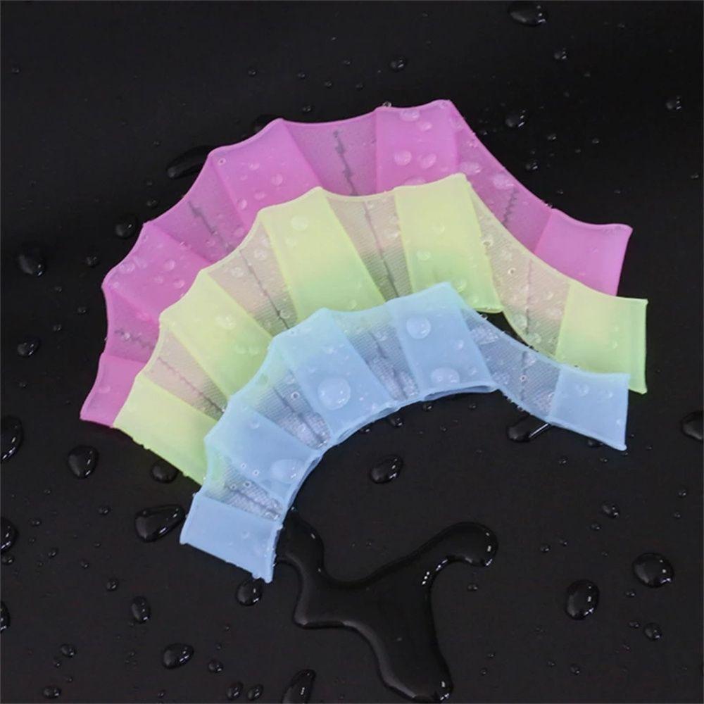Frog Type Swim Pool Paddles Finger Wear Finger Webbed Hand Web Hand Finger Fin Swimming Flippers
