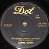 7-дюймовая пластинка CARMEL QUINN The Wonderful World Of My Dreams DS16752 DOT RECORDS 1965 UK Поп Б/у